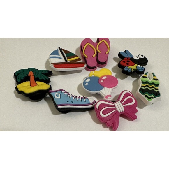 Crocs Charm Gems Multicolored Variety Bundle Kids Adults Shoe Accessories NEW - Picture 2 of 2